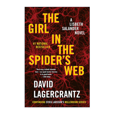 英文原版 The Girl in the Spider's Web Millennium Series 04 蜘蛛网中的女孩 千禧年系列4 David Lagercrantz 进口英语原版书籍