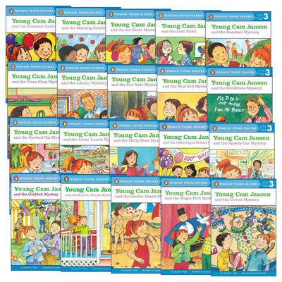 英文原版 Young Cam Jansen Penguin Young Readers  Level 3 小小女侦探简森系列20册 企鹅青少分级阅读3级 英文版 进口原版书籍