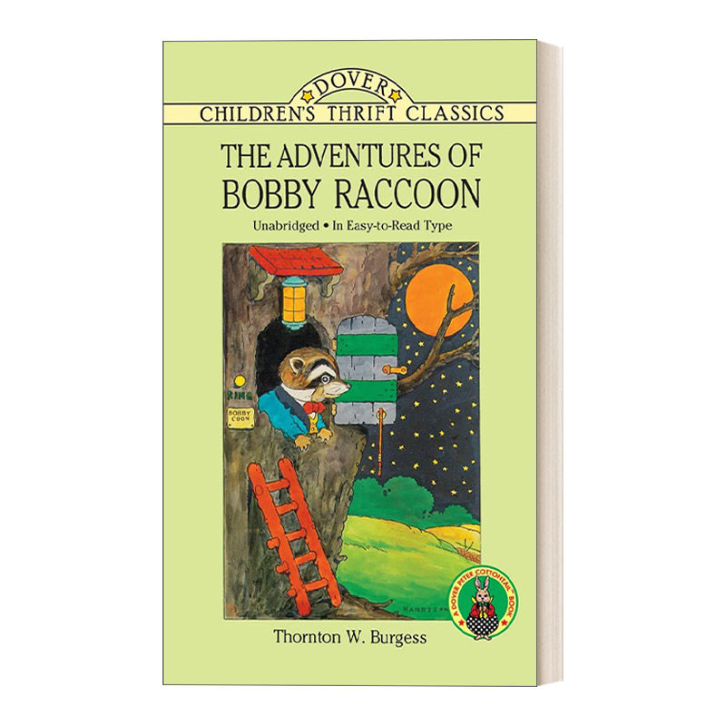 英文原版 the adventures of bobby raccoon  浣熊鲍比历险记 英文版