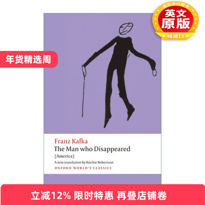 英文原版 The Man who Disappeared 失踪的人 卡夫卡 牛津世界经典系列 英文版 进口英语原版书籍