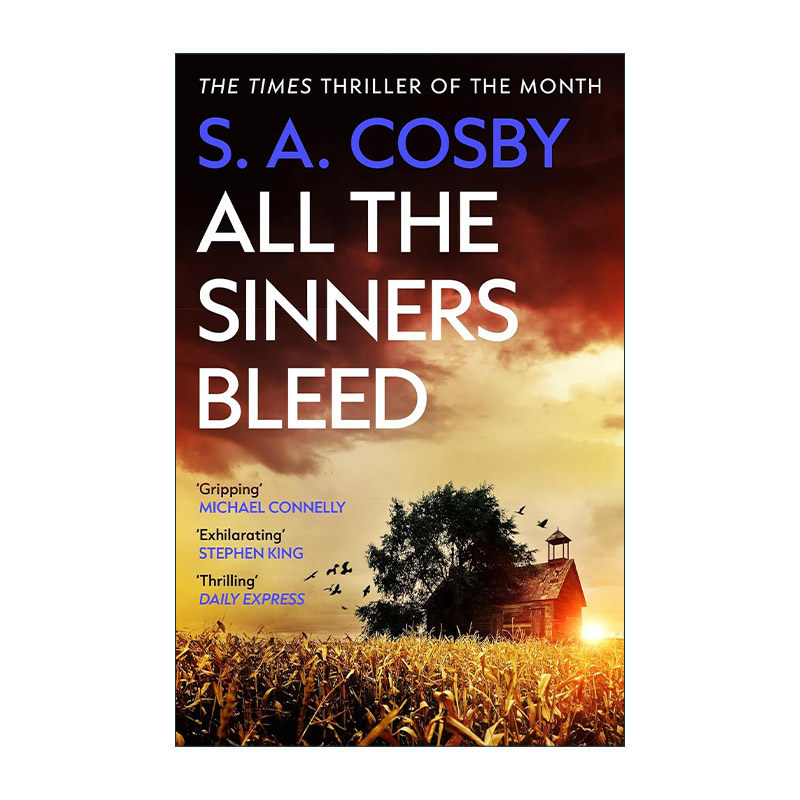英文原版 All The Sinners Bleed 所有罪人都流血了 奇幻悬疑惊悚小说 亚马逊年度好书 2023奥巴马夏日书单 英文版 进口英语书籍