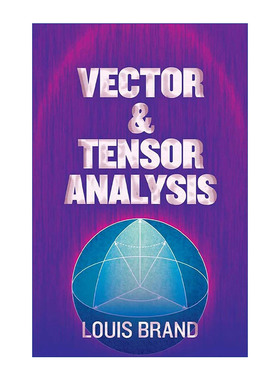 英文原版 Vector and Tensor Analysis Dover Books on Mathematics 矢量与张量分析 数学 Louis Brand 英文版 进口英语原版书籍