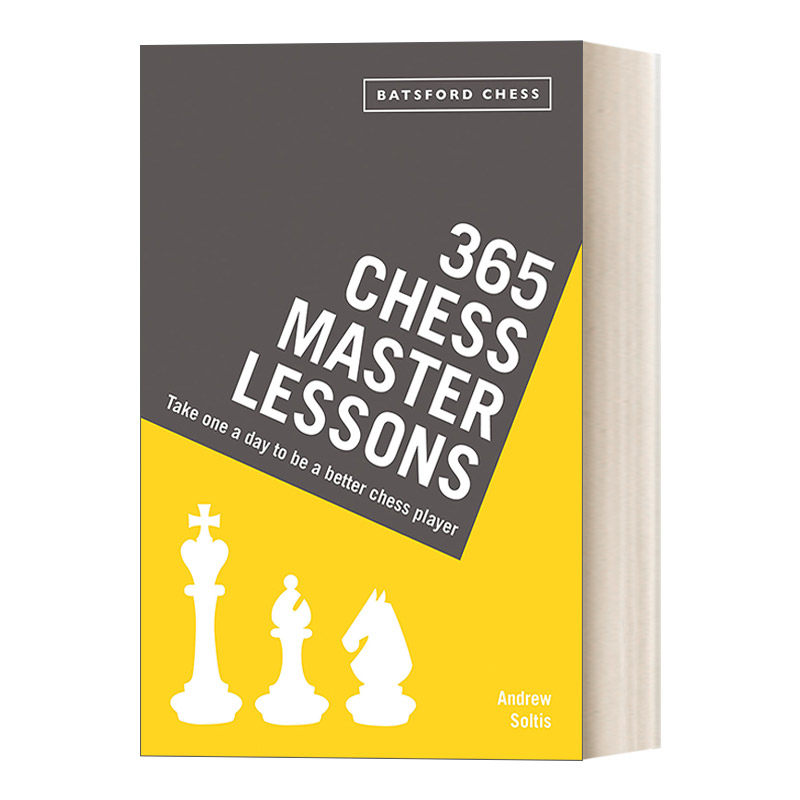 英文原版 365 Chess Master Lessons 国际象棋大师365堂课 一天一课 成为更好的棋手 英文版 进口英语原版书籍