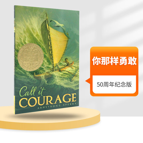 你那样勇敢 英文原版小说 Call it Courage 勇气 纽伯瑞金奖作品 儿童文学英语课外阅读书籍 Armstrong Sperry 英文版进口书
