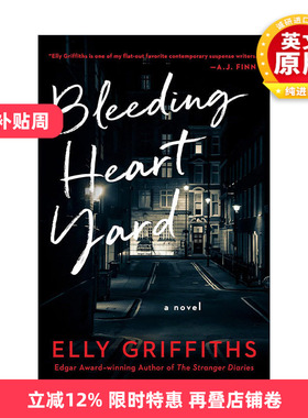 英文原版 Bleeding Heart Yard 跳动的心脏 惊悚悬疑小书 爱伦坡奖得主Elly Griffiths 英文版 进口英语原版书籍