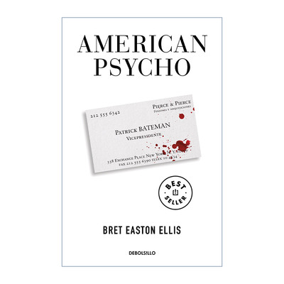 美国精神病人 西班牙语版 原版 American Psycho Spanish Edition 惊悚讽刺小说 Bret Easton Ellis 进口原版书籍