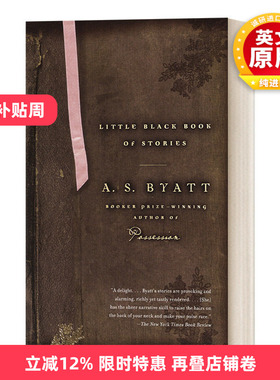 英文原版小说 Little Black Book of Stories Vintage International 黑色小书故事集 A S Byatt拜厄特 英文版 进口英语原版书籍