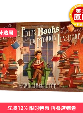 英文原版 精装 The Fantastic Flying Books of Mr. Morris Lessmore 莫里斯先生的神奇飞书 英文版 进口英语原版书籍儿童全英语书