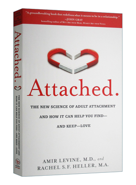 现货英文原版 Attached 关系的重建 读懂恋人心 如何在未知中相爱 在懂得后相守 阿米尔•莱文 进口英语书籍 正版