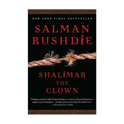 英文原版 Shalimar the Clown 小丑莎莉玛 午夜之子作者Salman Rushdie萨曼·鲁西迪英文版 进口英语原版书籍