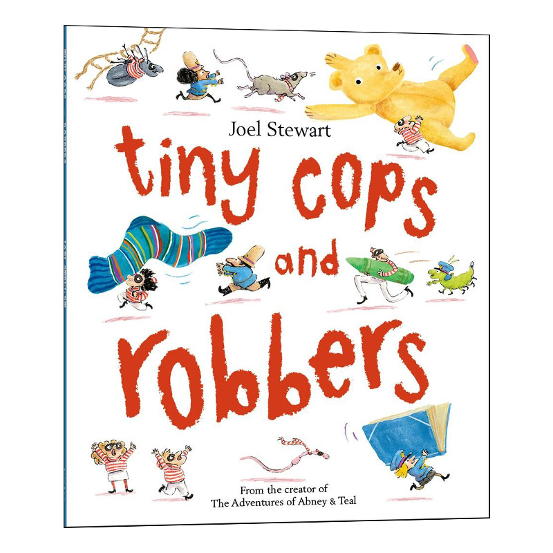 小警察和小劫匪 英文原版绘本 Tiny Cops and Robbers 牛津阅读Oxford系列 儿童睡前故事图画书 英文版进口英语书籍 Joel Stewart