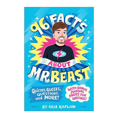 英文原版 96 Facts About MrBeast 关于吉米·唐纳德森的96件事 儿童传记 Arie Kaplan 英文版 进口英语原版书籍