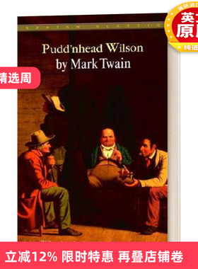 英文原版小说 Pudd'nhead Wilson 傻瓜威尔逊 Mark Twain 英文版 进口英语原版书籍
