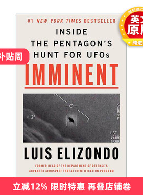 英文原版 Imminent Inside the Pentagons Hunt for UFOs 迫在眉睫 五角大楼寻找UFO的秘密 精装 英文版 进口英语原版书籍