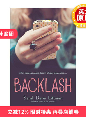 英文原版 Backlash 强烈反应 青少年霸凌主题 英文版 进口英语原版书籍