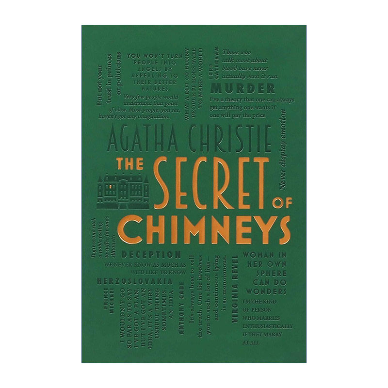 英文原版 The Secret of Chimneys 名苑猎凶 阿加莎 软精装皮质封面词云经典 Word Cloud Classics 英文版 进口英语原版书籍