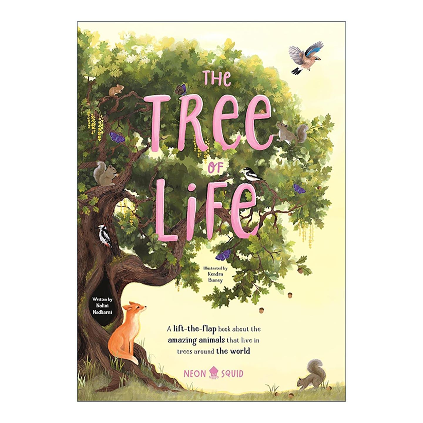 英文原版 The Tree of Life 生命之树 世界各地树上栖息的奇妙物种 儿童科普百科纸板翻翻书 英文版 进口英语原版书籍