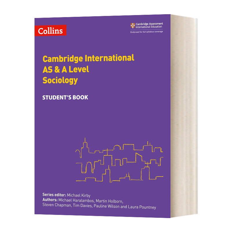 英文原版 Cambridge International AS & A Level Sociology 柯林斯剑桥国际AS & A Level考试社会学学生用书 英文版 进口英语书