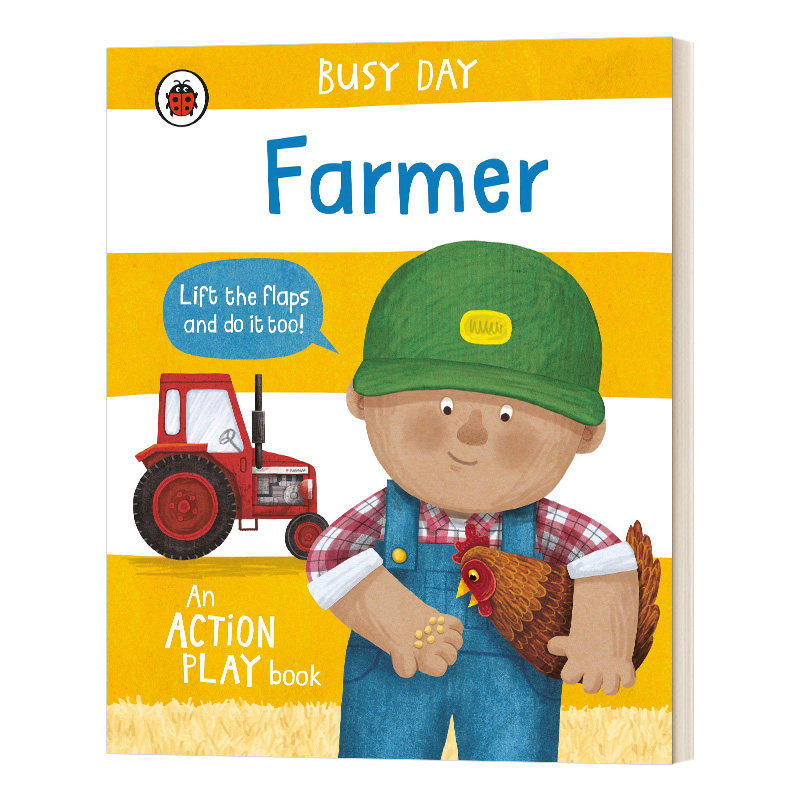 英文原版 busy day farmer 忙碌的一天 农民 英文版 进口英语原版书籍