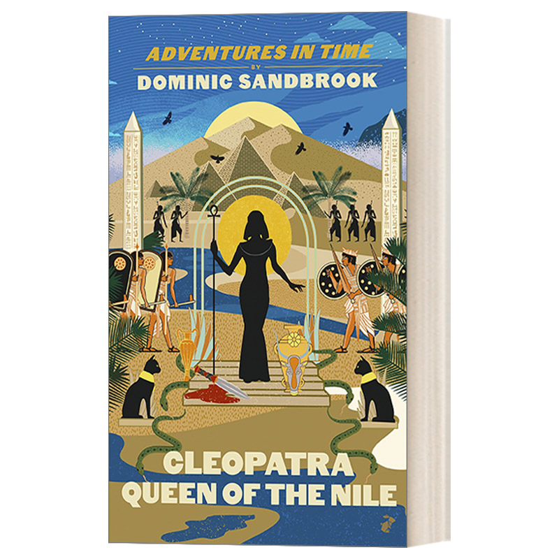 英文原版 Adventures in Time: Cleopatra历史上的冒险系列埃及艳后儿童历史读物精装英文版进口英语原版书籍