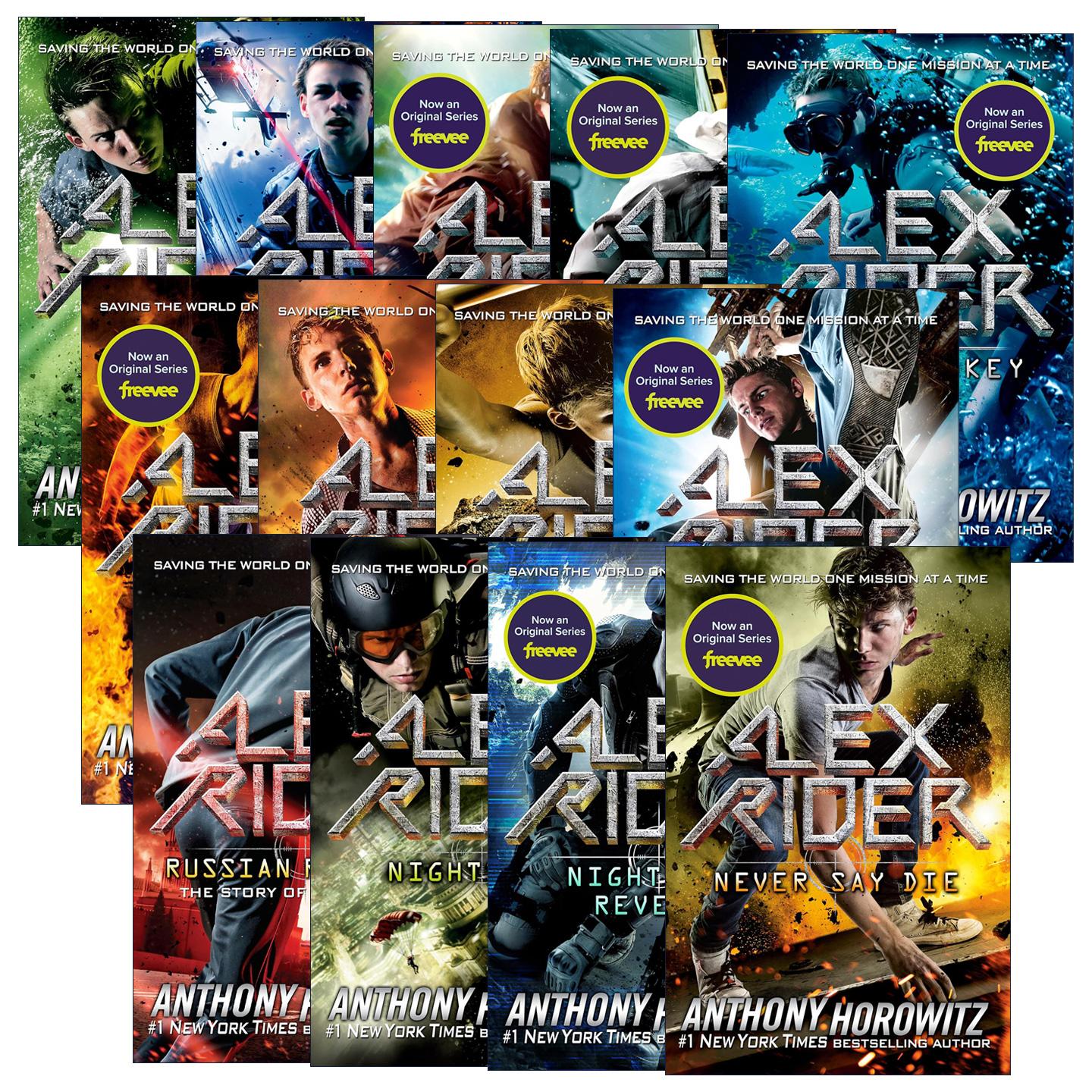 英文原版 Alex Rider 少年007系列13册 儿童侦探推理动作冒险小说 Anthony Horowitz 英文版 进口英语原版书籍