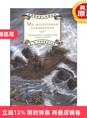 英文原版 Mr Midshipman Hornblower 海军学员霍恩布洛尔先生 C.S福雷斯特 拿破仑时代的海军生活 英文版 进口英语原版书籍