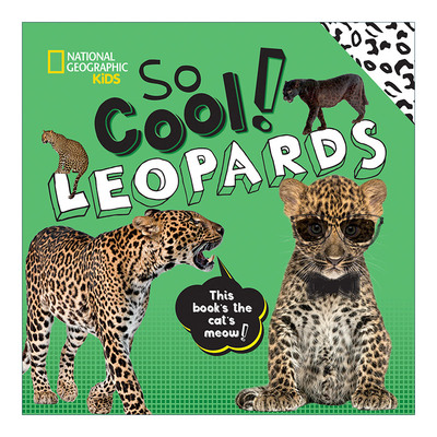 英文原版绘本 So Cool! Leopards Cool Cute 太酷了 猎豹 美国国家地理系列 儿童启蒙认知科普绘本 精装 英文版 进口英语原版书籍