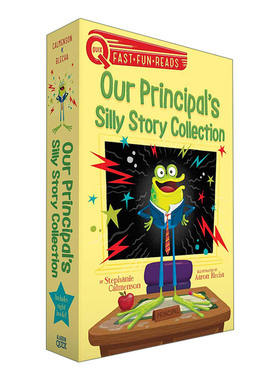 英文原版 Our Principal's Silly Story Collection 邦迪校长历险记8册套装 黑白章节书 英文版 进口英语原版书籍