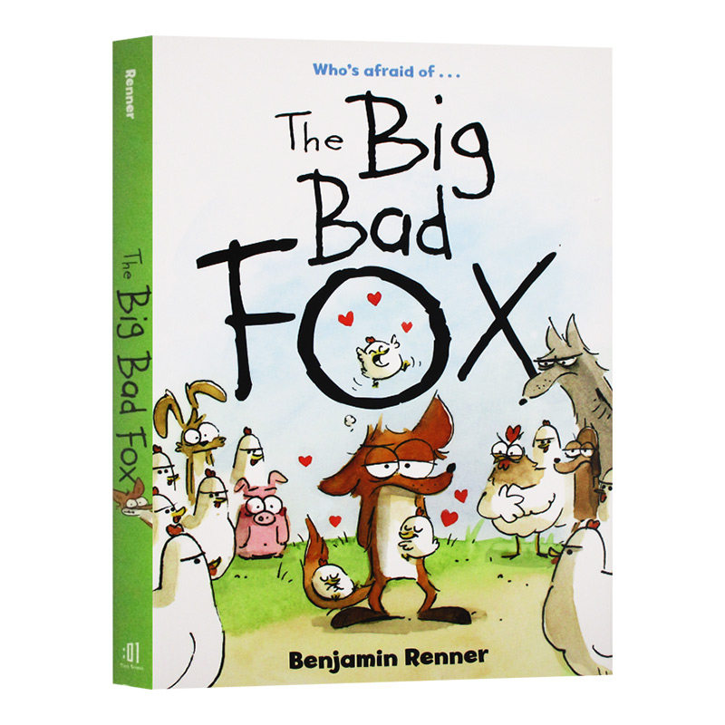 大坏狐狸的故事 英文原版 the big bad fox 连环漫画 本杰明雷内
