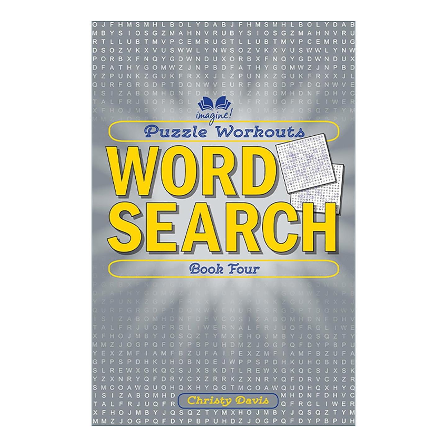 英文原版 Puzzle Workouts 04 Word Search 益智训练 单词搜索 卷四 隐藏线索 谜题游戏活动书 英文版 进口英语原版书籍