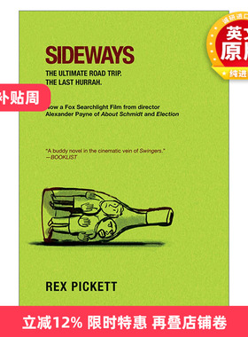 英文原版 Sideways 杯酒人生 小说 英文版 进口英语原版书籍