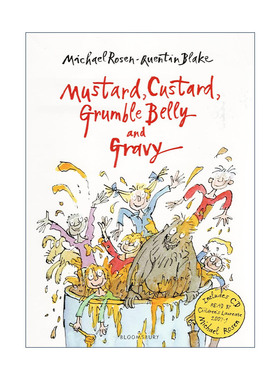 英文原版 Mustard  Custard  Grumble Belly and Gravy 芥末酱 奶油冻 数落肚皮和肉汁 迈克尔罗森儿童诗集 进口英语原版书籍