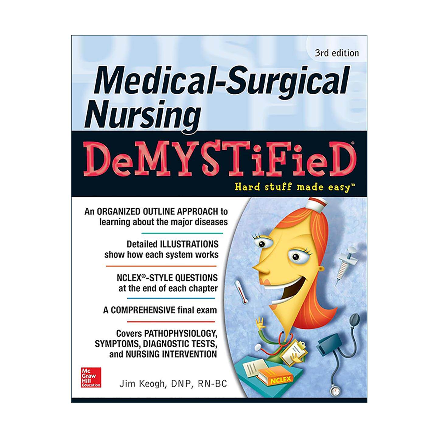 英文原版 Medical-Surgical Nursing Demystified 外科护理学 第3版 自学向导系列 英文版 进口英语原版书籍