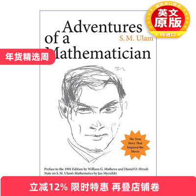英文原版 Adventures of a Mathematician 一位数学家的经历 近代世界十大数学家之一S. M. Ulam乌拉姆自传 英文版 进口英语书籍