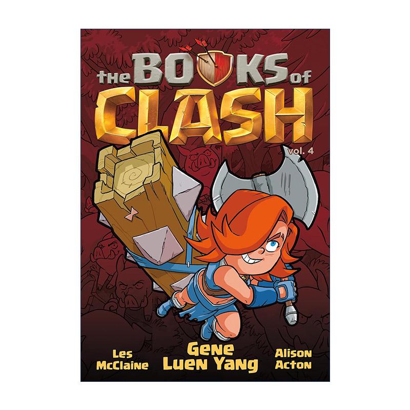 英文原版 The Books of Clash Volume 4 冲突之书4 青少年图像小说 部落冲突与皇室战争角色 英文版 进口英语原版书籍