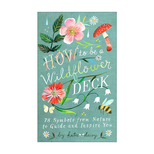 英文原版 How to Be a Wildflower Deck 如何成为一朵野花 盒装卡牌 英文版 进口英语原版书籍