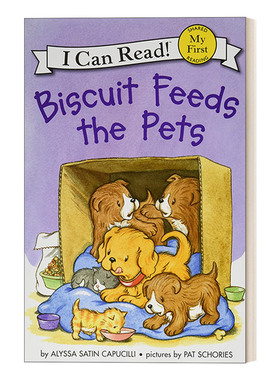 英文原版 My First I Can Read Biscuit Feeds the Pets 小饼干狗喂宠物 英文版 进口英语原版书籍