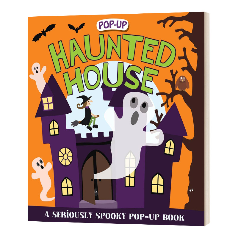 英文原版 精装绘本 Pop-Up Surprise Haunted House 立体惊喜鬼屋 立体书 英文版 进口英语原版书籍儿童全英语书