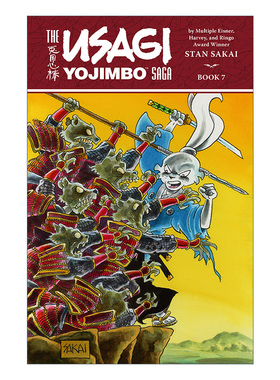 英文原版 Usagi Yojimbo Saga Volume 7 Second Edition 兔子武士第7卷(第二版) Stan Sakai坂井正彦 英文版 进口英语原版书籍