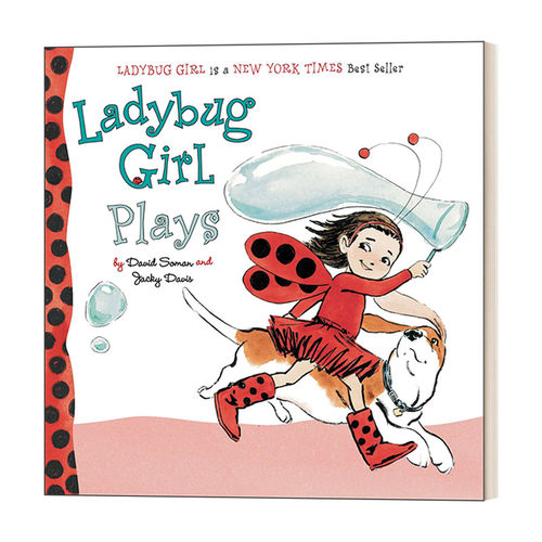 英文原版绘本 Ladybug Girl Plays 瓢虫女孩在玩耍 亲子幼儿绘本 David Soman 英文版 进口英语原版书籍