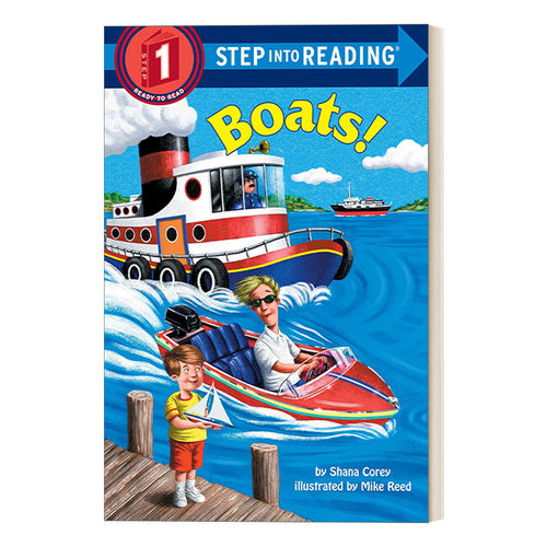 英文原版 Step into Reading 1 - Boats 船 英文版 进口英语原版书籍