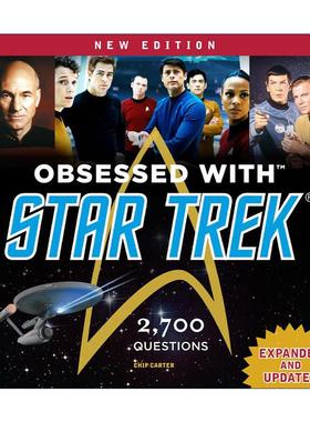 英文原版 Obsessed With Star Trek 星际迷航 骨灰粉丝趣味问答书 2500道问题与答案 英文版 进口英语原版书籍