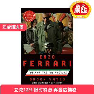 英文原版 Enzo Ferrari Movie Tie-in Edition 法拉利 电影版 男人与机器 Brock Yates 英文版 进口英语原版书籍