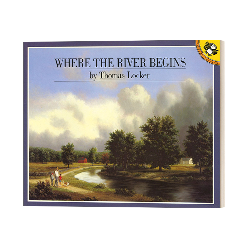 英文原版 Where the River Begins 河流的源头在哪里 儿童家庭生活关系图画故事书绘本 纽约时报绘本 英文版 进口英语原版书籍