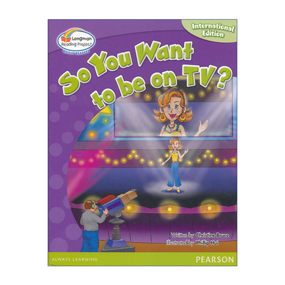 英文原版 Bright Readers L6 So You Want to Be on TV 小学英语分级阅读绘本6级 所以你想上电视 英文版 进口英语原版书籍