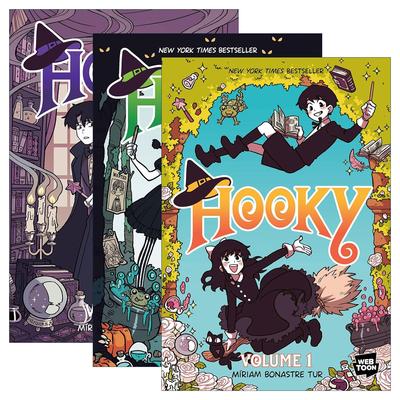 英文原版 Hooky 双胞胎兄妹的奇幻冒险系列1-3册 全彩漫画 英文版 进口英语原版书籍