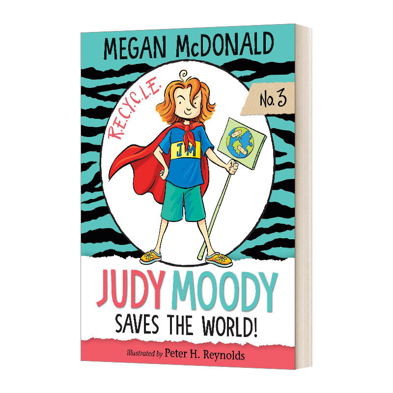 英文原版 judy moody saves the world 稀奇古怪小朱迪新作 小朱迪