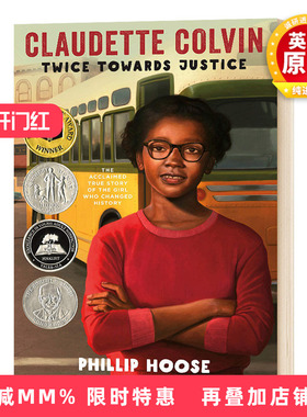 克劳戴特科尔文 英文原版 Claudette Colvin 两次直面司法 英文版 进口英语书籍儿童全英语书