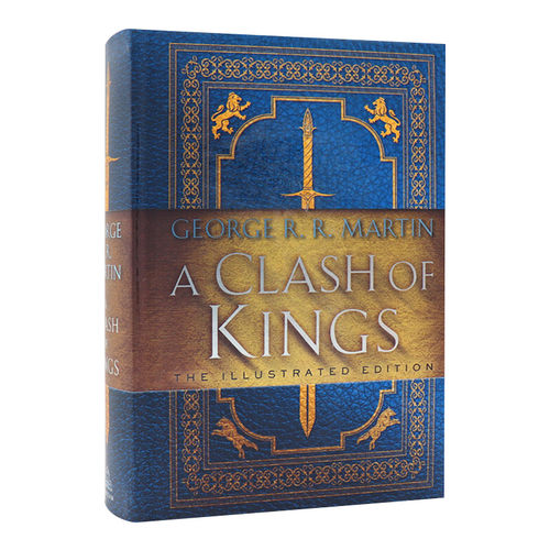 英文原版小说 A Clash of Kings The Illustrated Edition 冰与火之歌2列王的纷争 精装插图版 权力的游戏 英文版 进口英语书籍
