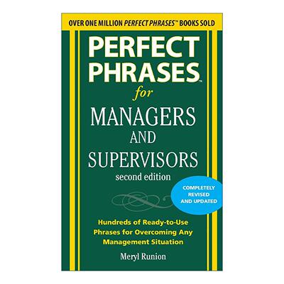 英文原版 Perfect Phrases for Managers and Supervisors 经理和主管的完美用语 第2版 英文版 进口英语原版书籍